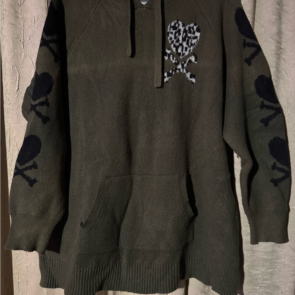 Torrid Olive Green Knit Sweater